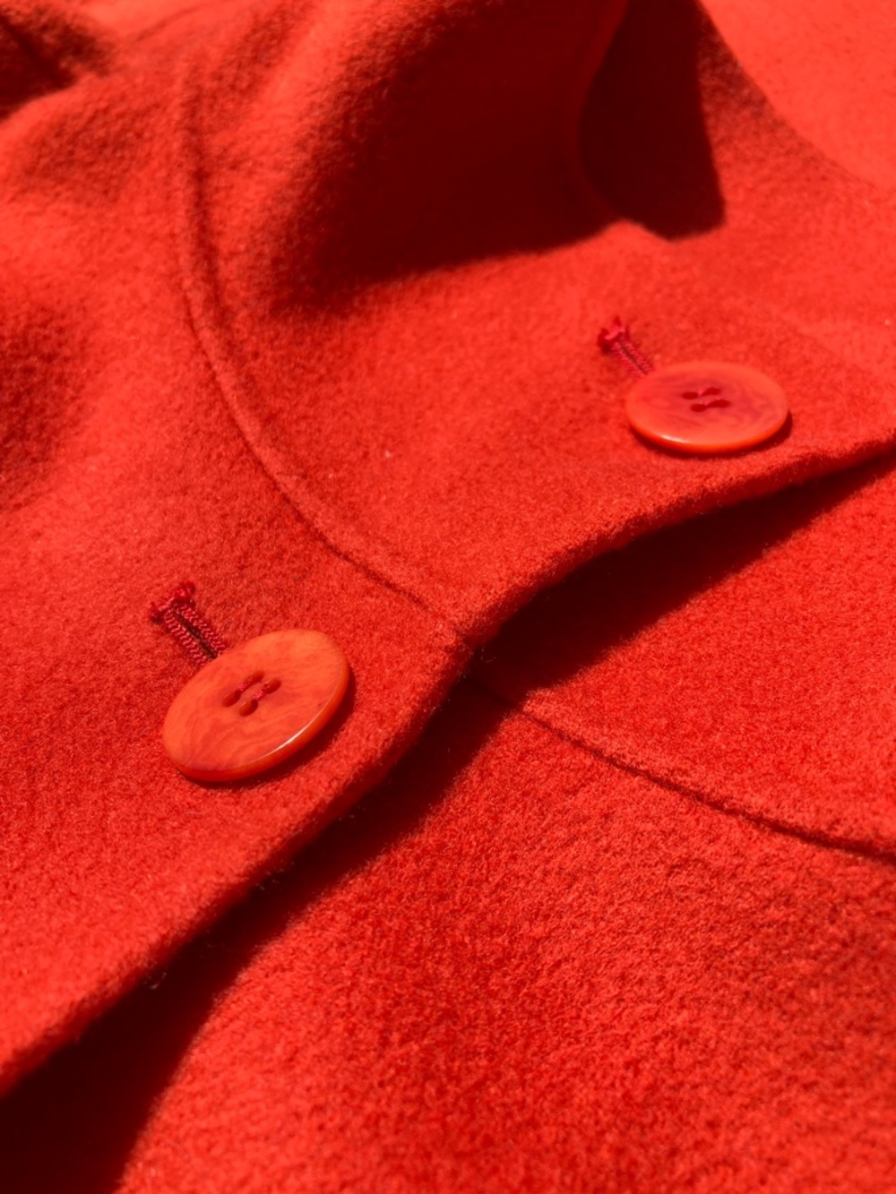Wool Orange Jacket - Picture 3 of 10